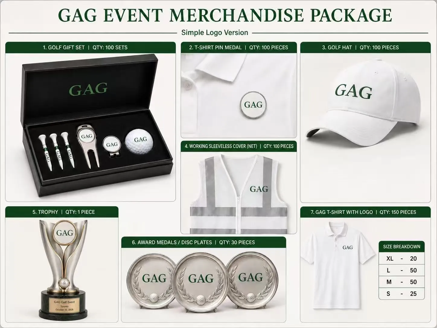 Event merchandise package